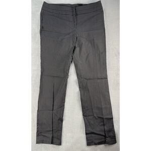 Heartsoul Women Dressy Pants Riley Straight Leg Mid Rise DBL Waistband Size 15